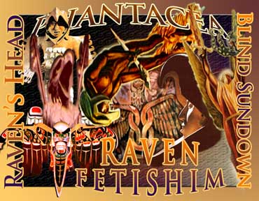 The Raven Fetishim collage, prepared by Jim McPherson, using pictures mostly taken in Mexcio, 2007