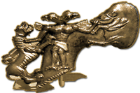 A pendant spotted and shot in the Met Museum, NYC, by Jim McPherson in 2009