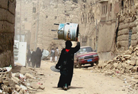 War in drought-ravaged Yemen, 2010, picture taken from Web