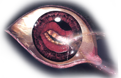 The Great Eye-Mouth in the Sky, artwork by Ian Bateson, 2009