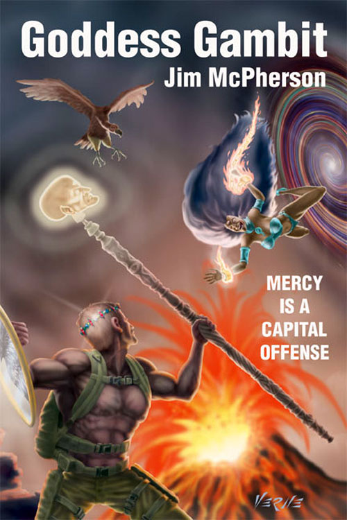 Actual and alternative covers for Goddess Gambit